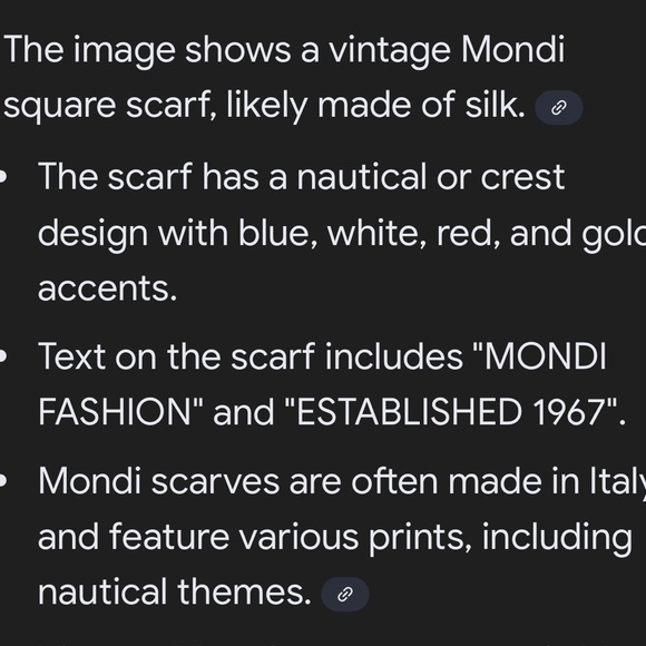 Mondi Blue and White scarf - Picture 2 of 6